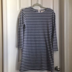 Sail to Sable Long Sleeve Dress - stripe